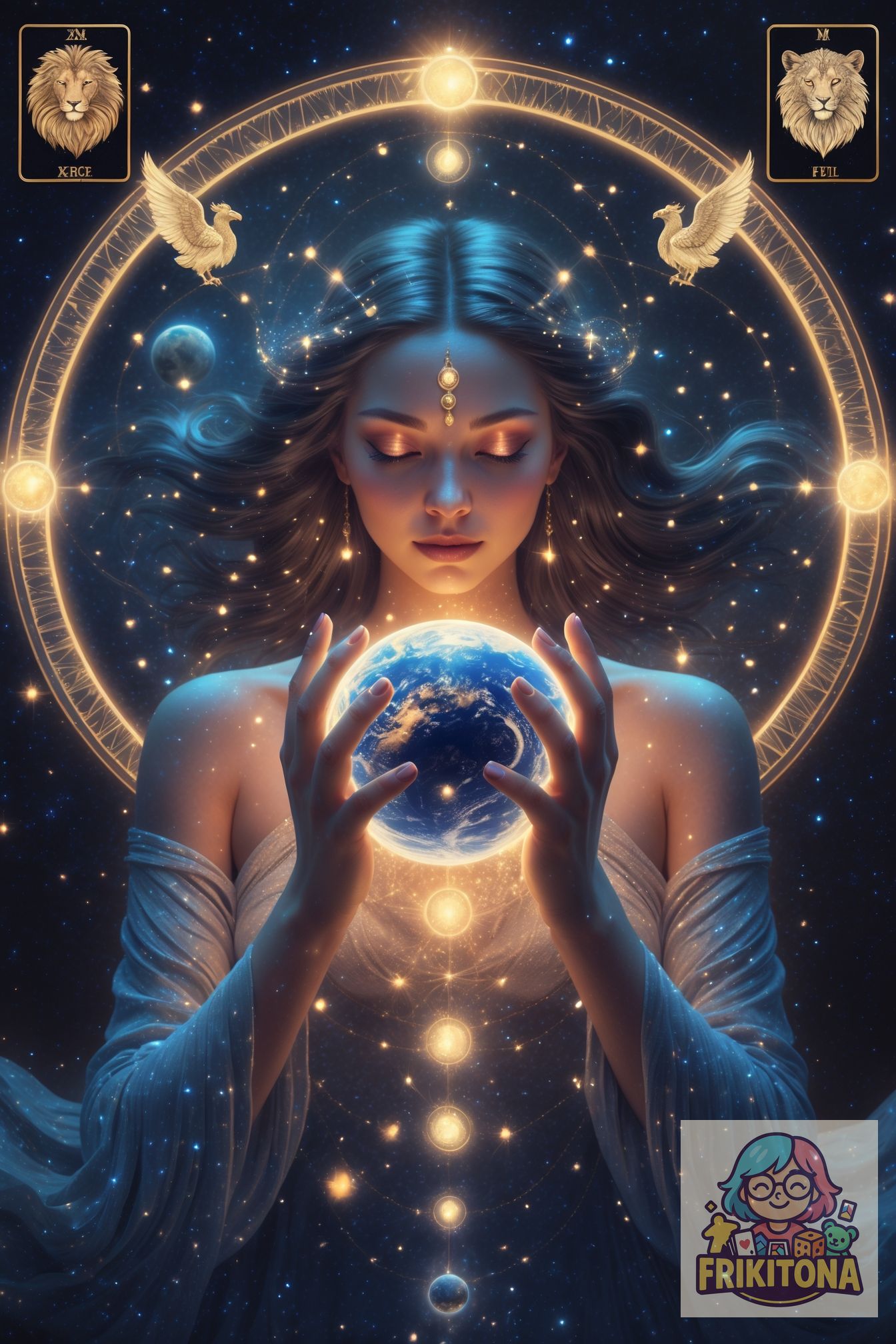 Diamond Painting: Retrato Fantasía Tarot