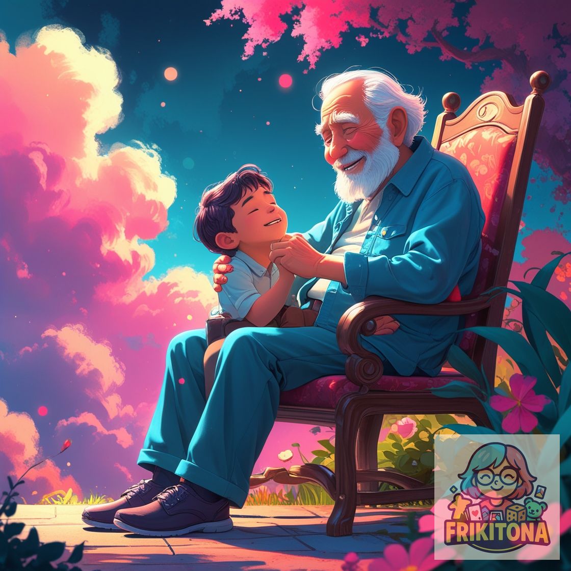 Diamond Painting: Abuelo en el Campo