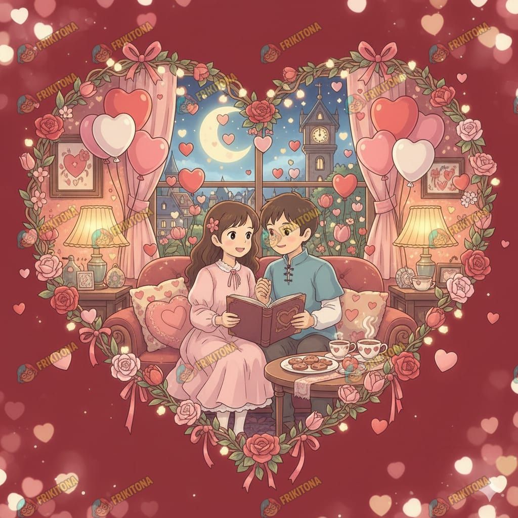Diamond Painting: Noche de Amor y Libros
