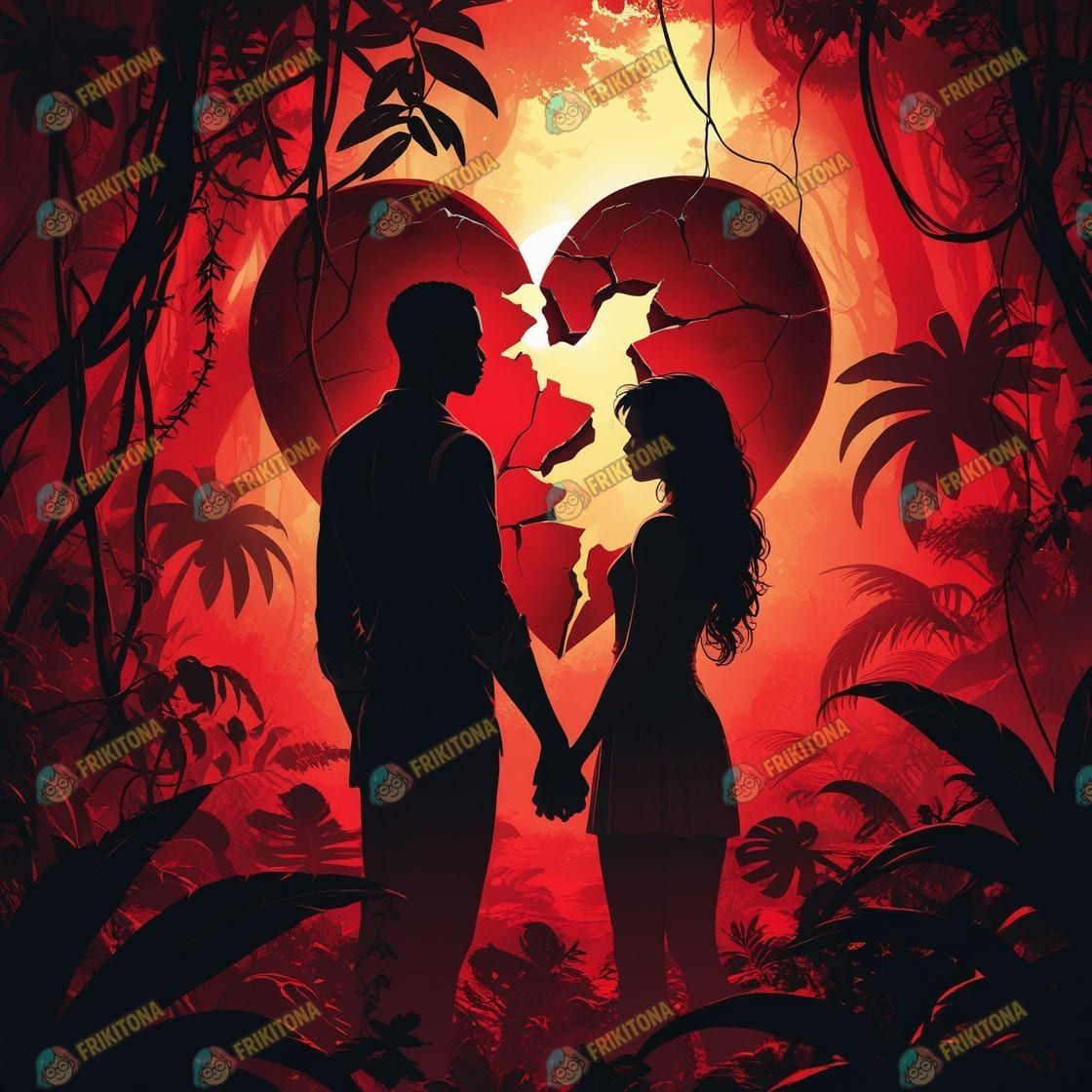 Diamond Painting: Amor Roto en la Jungla