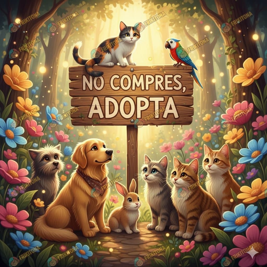 Diamond Painting: No Compres, Adopta