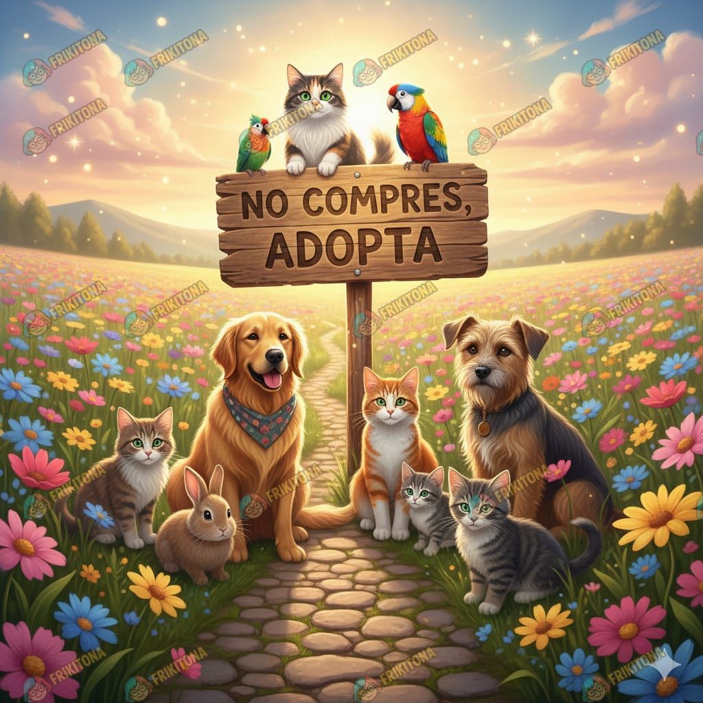 Diamond Painting: Familia Adoptada en el Campo