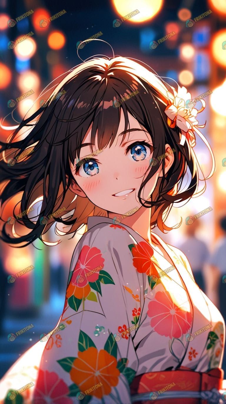 Diamond Painting: Chica del Festival de Linternas