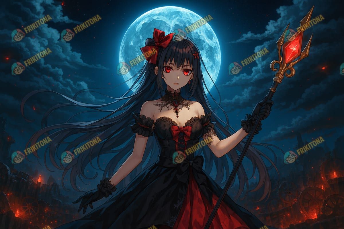 Diamond Painting: Guerrera Oscura de la Luna