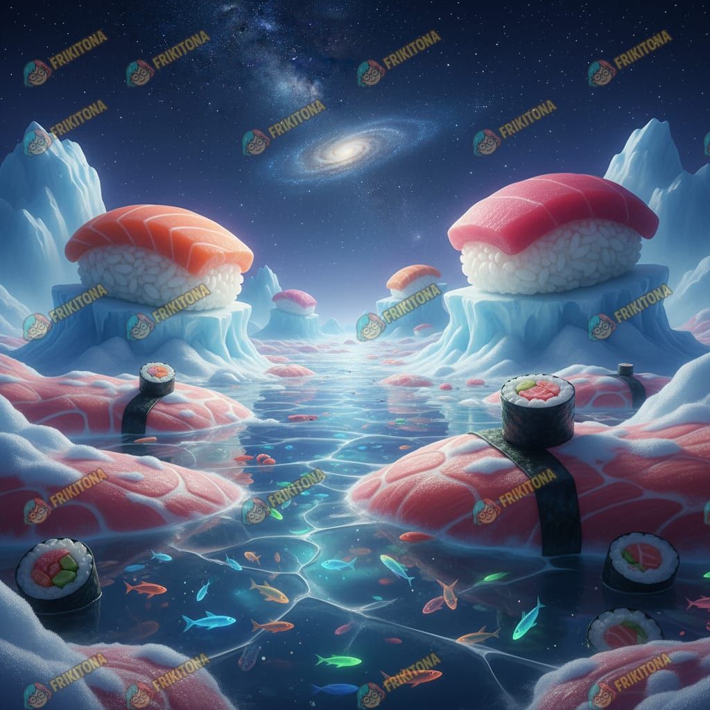 Diamond Painting: Mundo de Sushi Galáctico