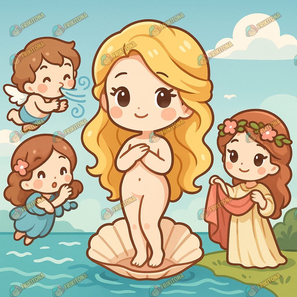 Diamond Painting: Venus Kawaii de Botticelli