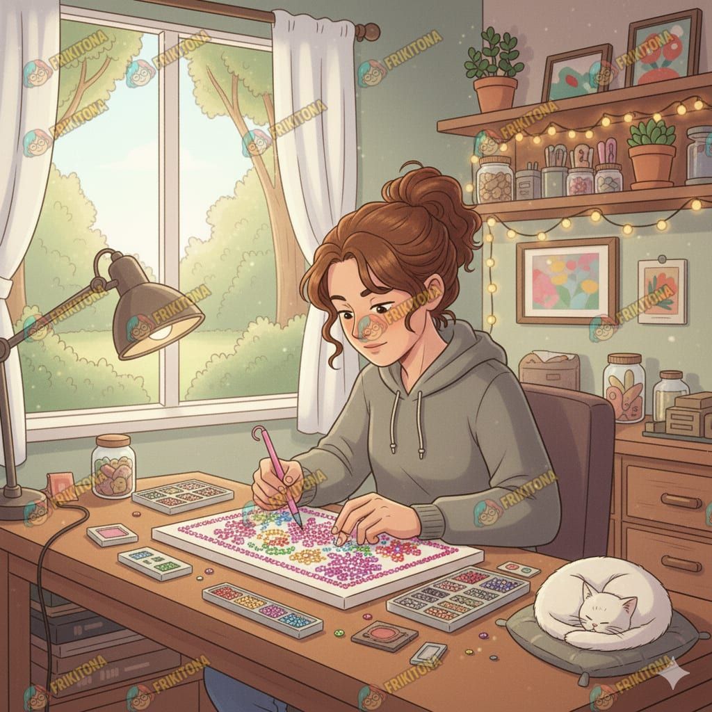 Diamond Painting: Pintando con Diamantes Juntos