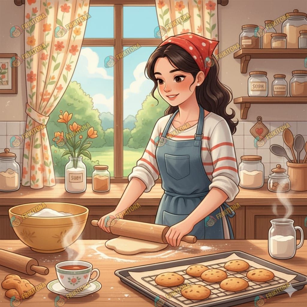 Diamond Painting: Galletas en Cocina Soleada