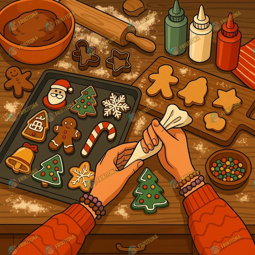 Diamond Painting: Galletas Navideñas de Hielo