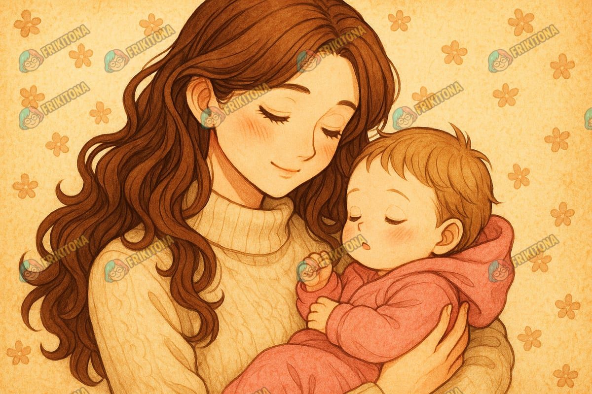 Diamond Painting: Nana con Bebé en Flores