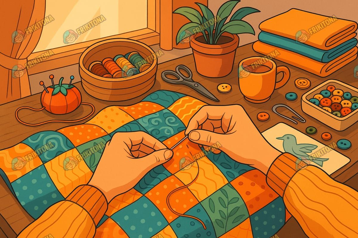 Diamond Painting: Quilt de Colores a Mano