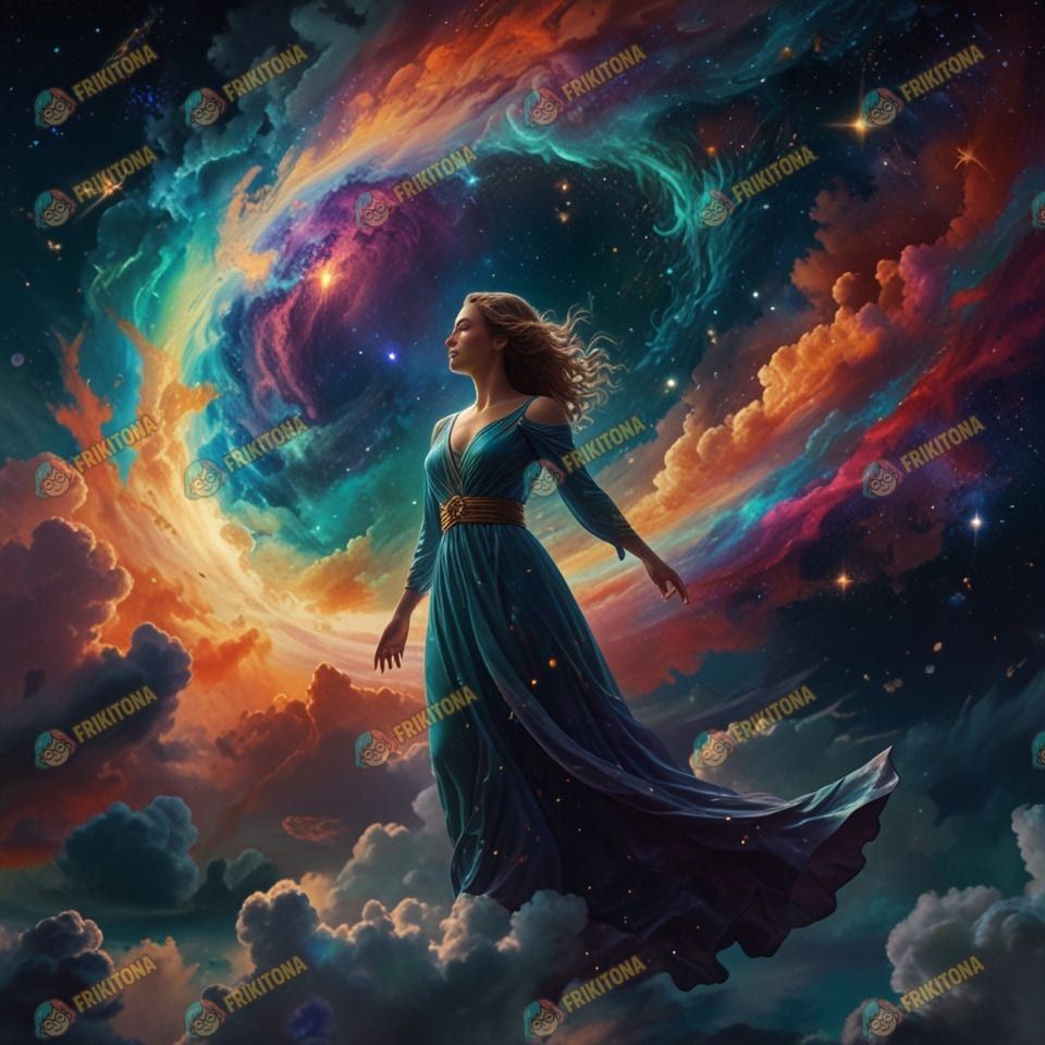 Diamond Painting: Ser Celestial sobre las Galaxias