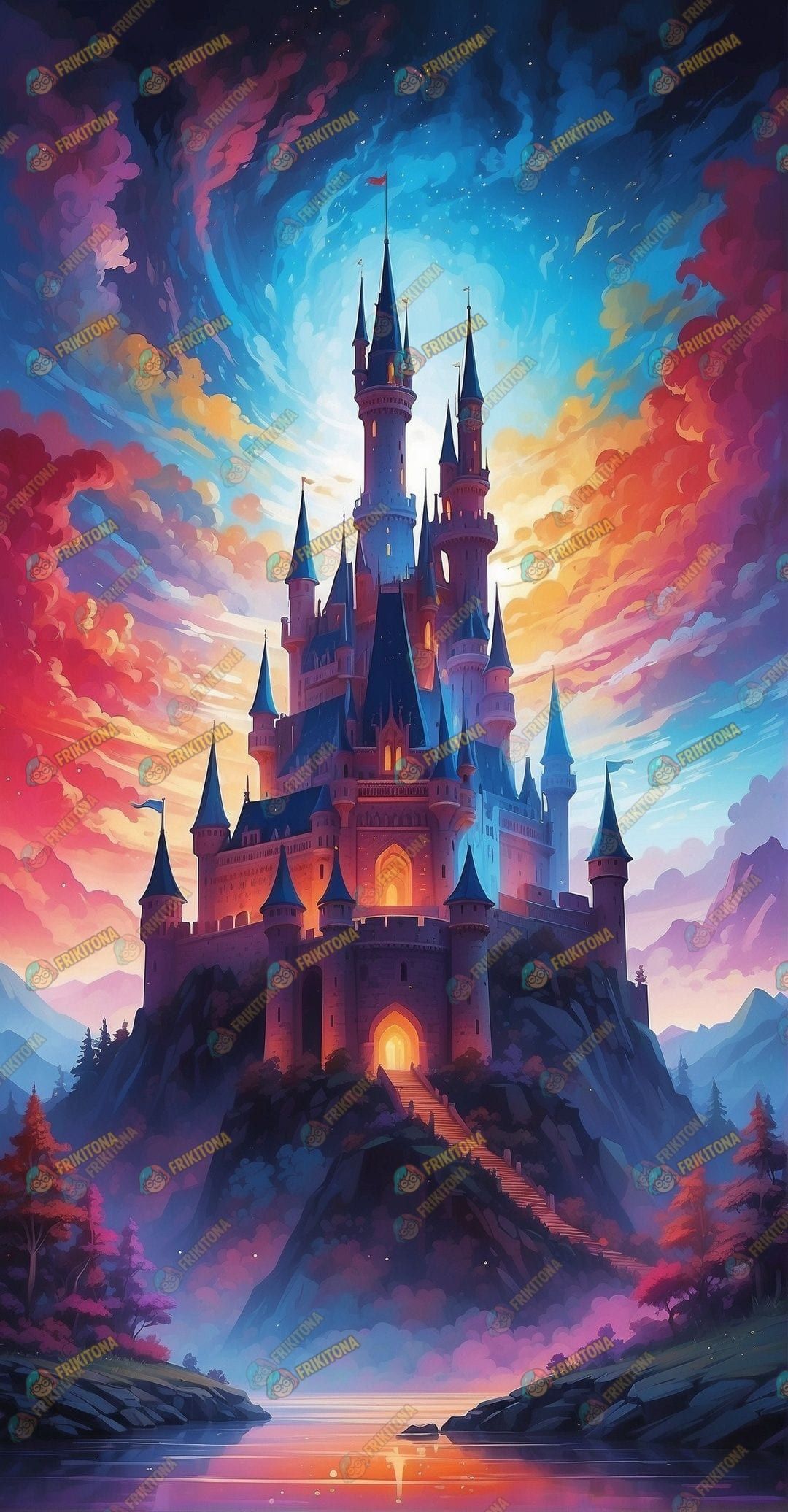 Diamond Painting: Castillo de Cuento al Amanecer