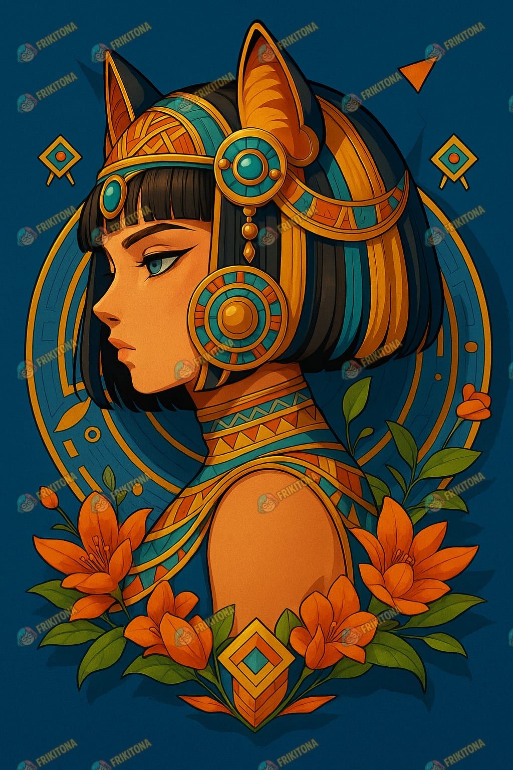 Diamond Painting: Diosa Felina del Nilo