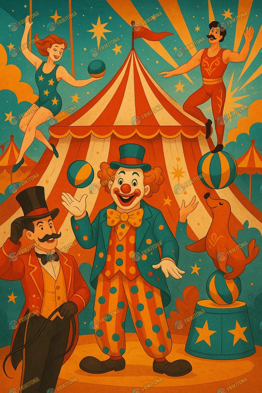 Diamond Painting: Noche Mágica de Circo