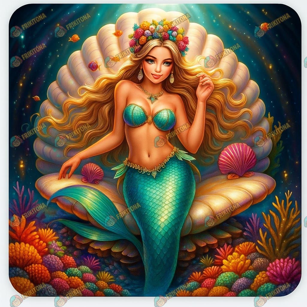 Diamond Painting: Sirena del Arrecife Luminoso