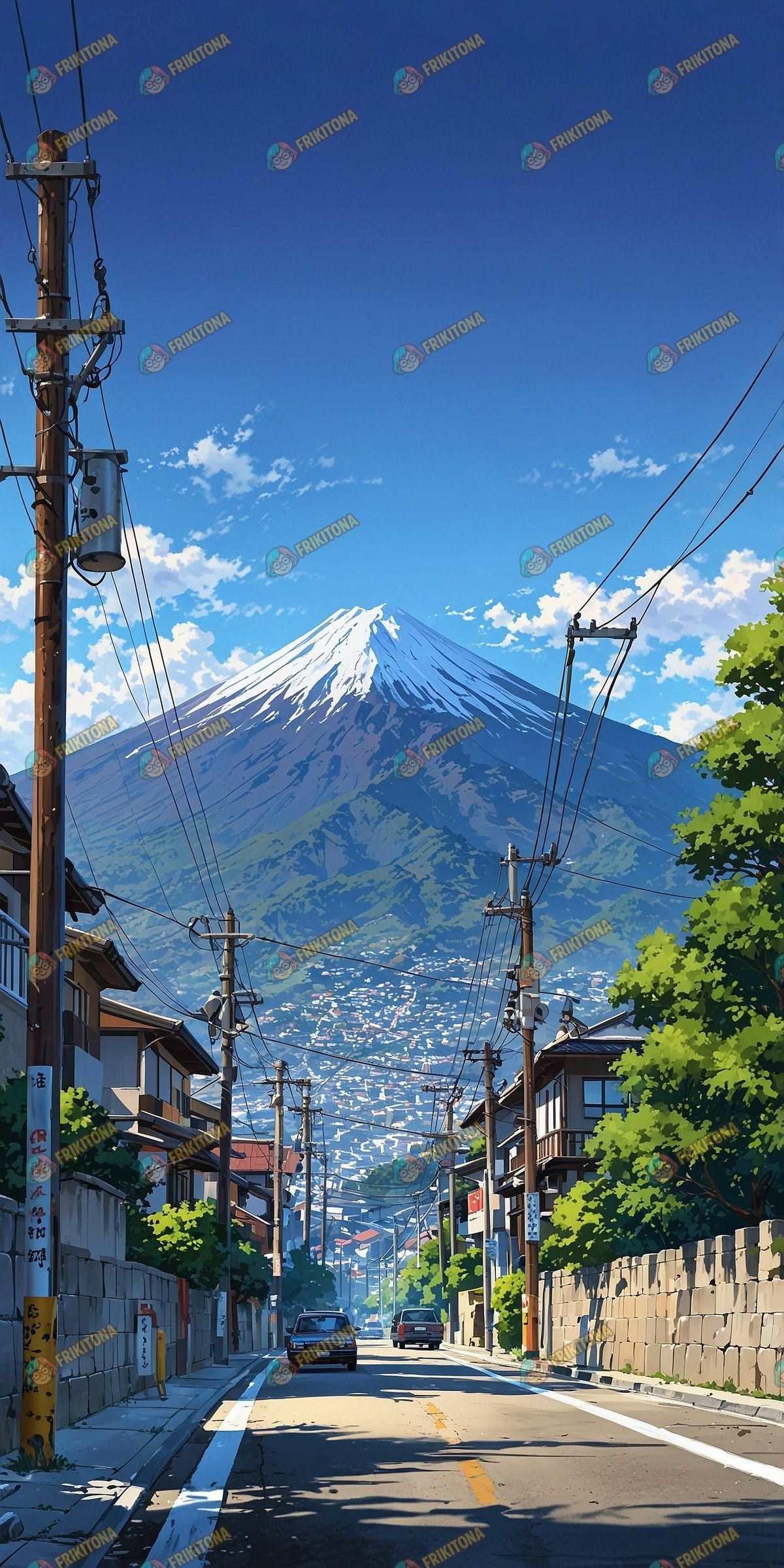 Diamond Painting: Calle Hacia el Fuji