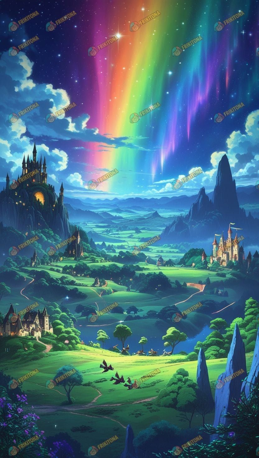 Diamond Painting: Reino Bajo el Arcoíris