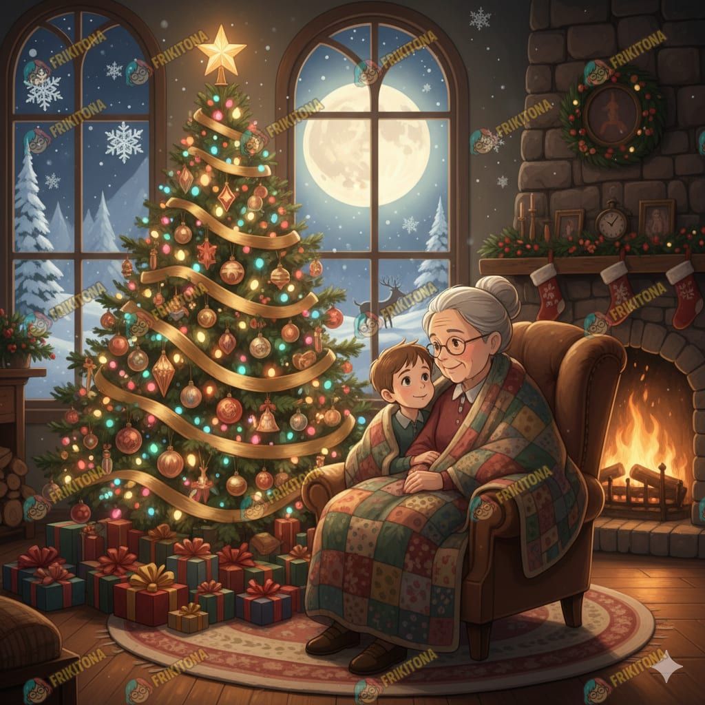 Diamond Painting: Nochebuena con la abuela