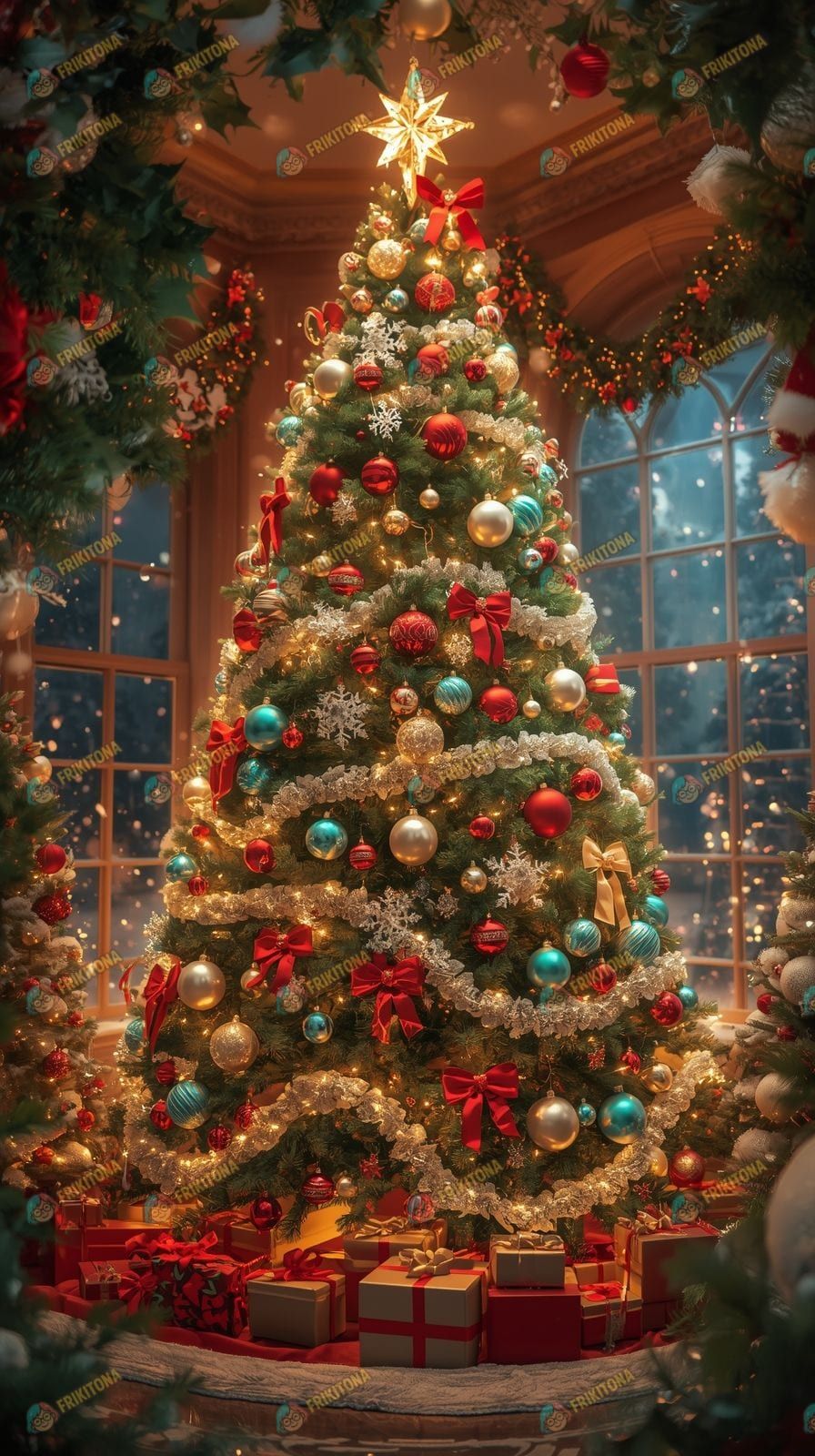 Diamond Painting: Árbol de luces majestuoso