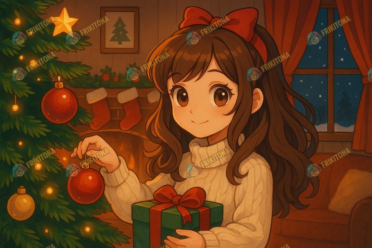 Diamond Painting: Regalo junto al árbol
