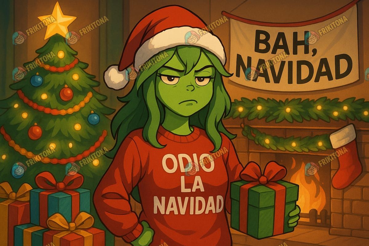 Diamond Painting: Bah Navidad, odio todo