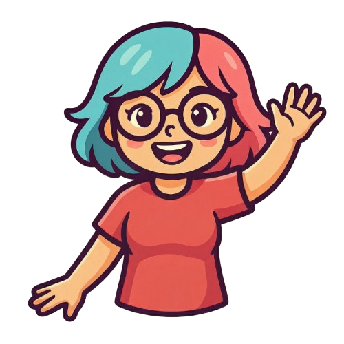 Mascota Frikitona dando la bienvenida